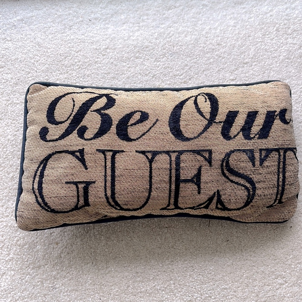 Disney Parks Be Our Guest Pillow